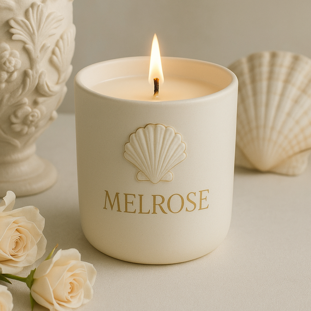 rosé at noon candle